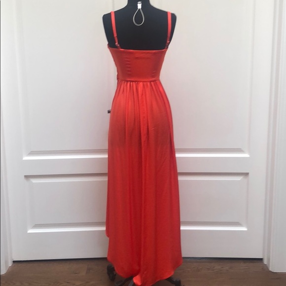 BCBG Annamae dress in Poinsetta/coral - Picture 3 of 6